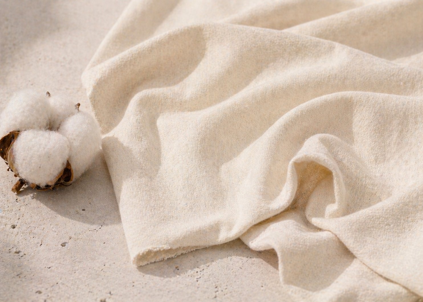 Undyed organic cotton fabric — OEKO-TEX certified