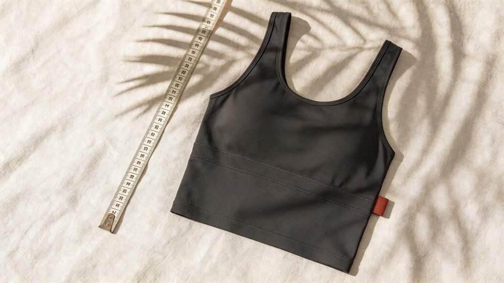 Longline sports bra