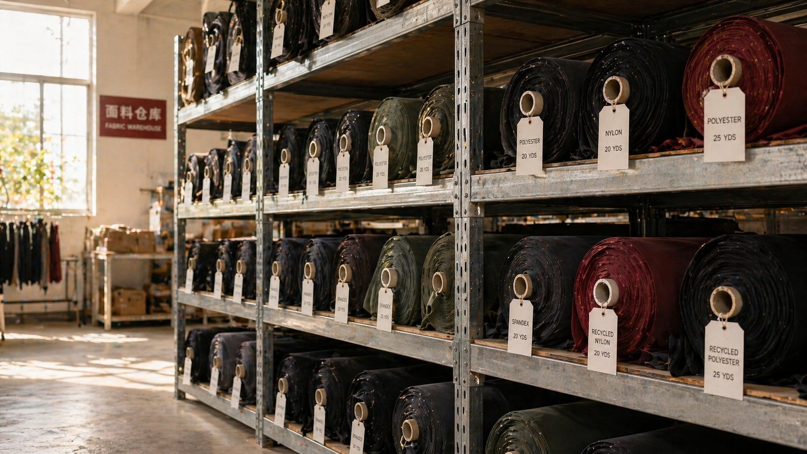 Deadstock and surplus fabric inventory